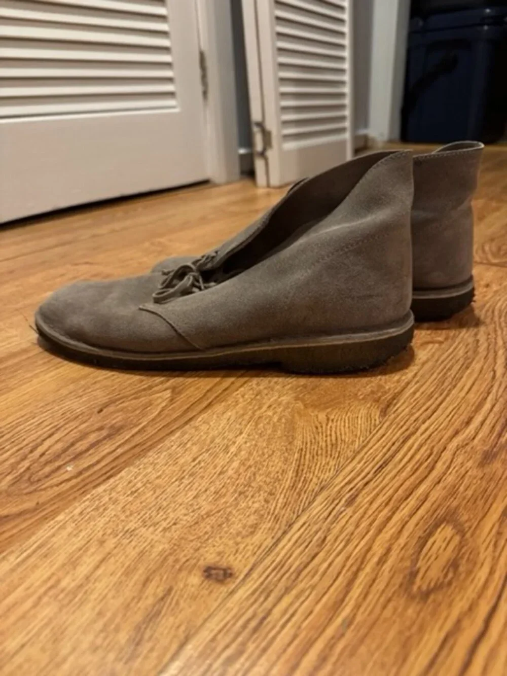 Men's Clark Desert Boot, Brown Suede, Size 11